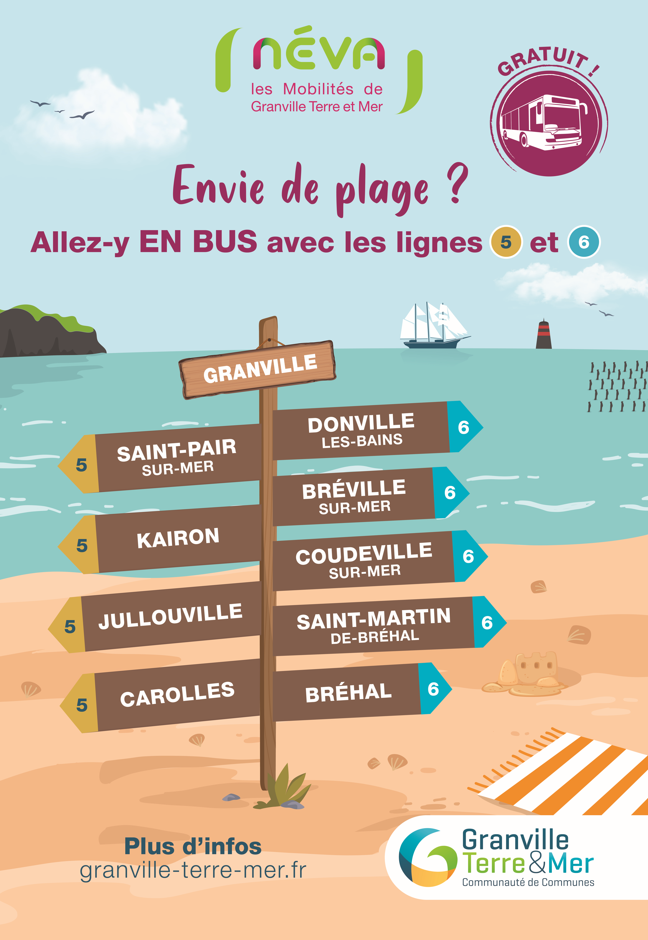 2 lignes de bus littorales gratuites