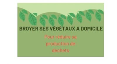 Broyage des végétaux à domicile, un nouveau service à tester !