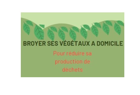 Broyage des végétaux à domicile, un nouveau service à tester !