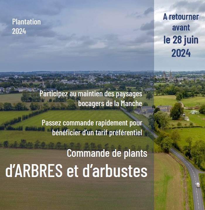 Commande de plants d’arbres et d’arbustes