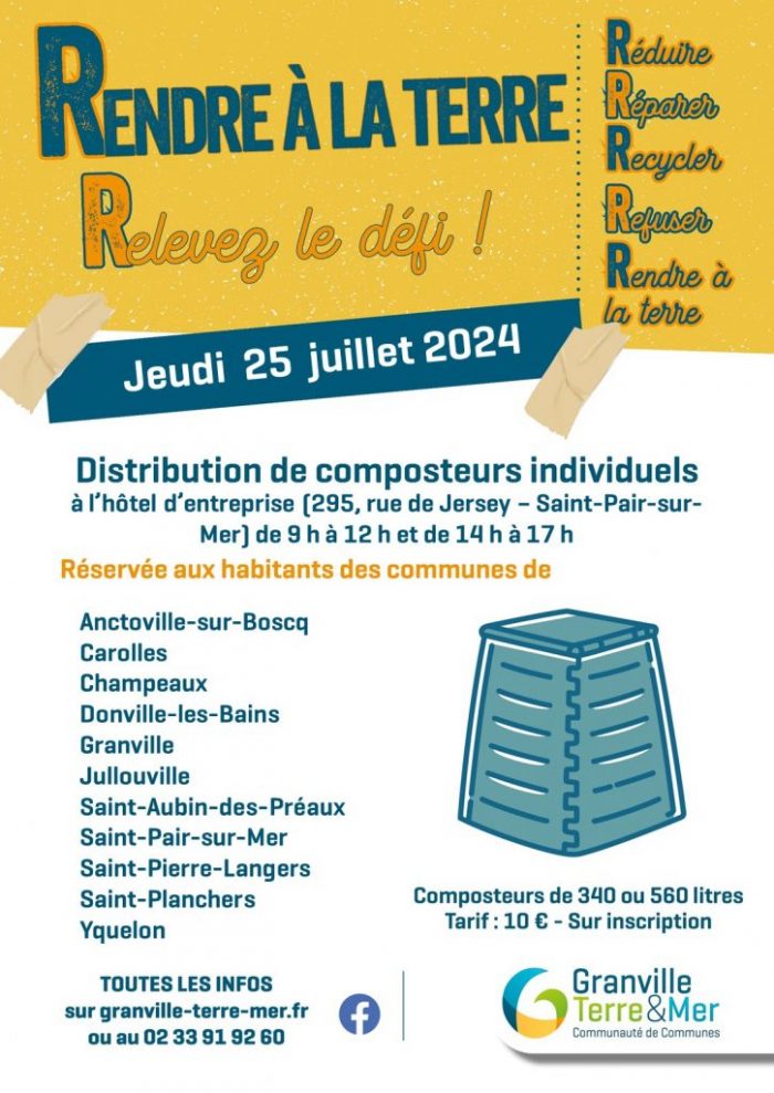 Distribution de composteurs