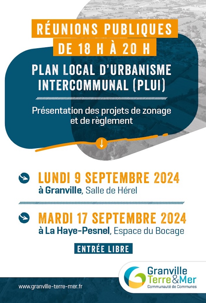 PLUi, deux réunions publiques