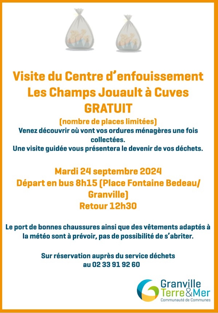 Visite du centre d&rsquo;enfouissement