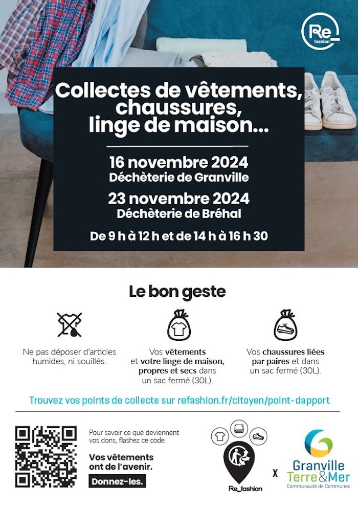 Grande Collecte de Textiles : Donnez une seconde vie à vos vêtements !