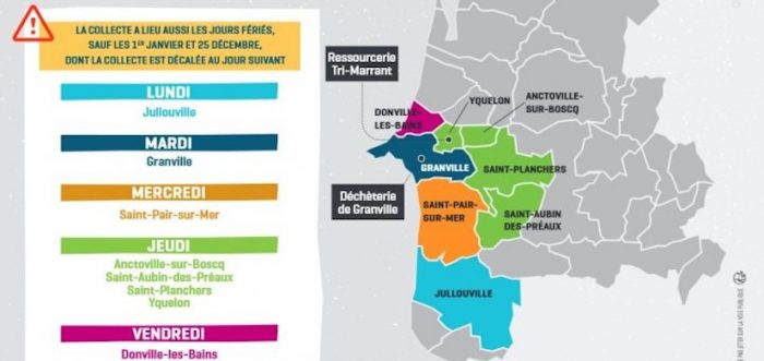 Calendrier de collecte des ordures ménagères