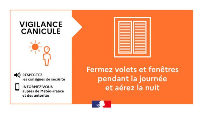 ℹ️ VIGILANCE ORANGE CANICULE : LA MANCHE PLACÉE EN ALERTE 🟠