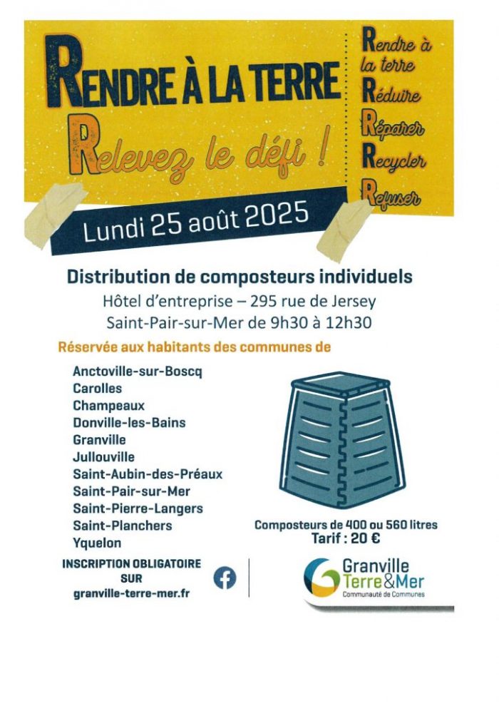 DISTRIBUTION DE COMPOSTEUR
