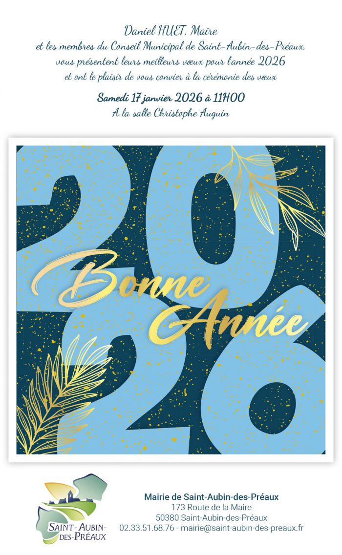 Vœux du Maire et de l’équipe municipale – 2026