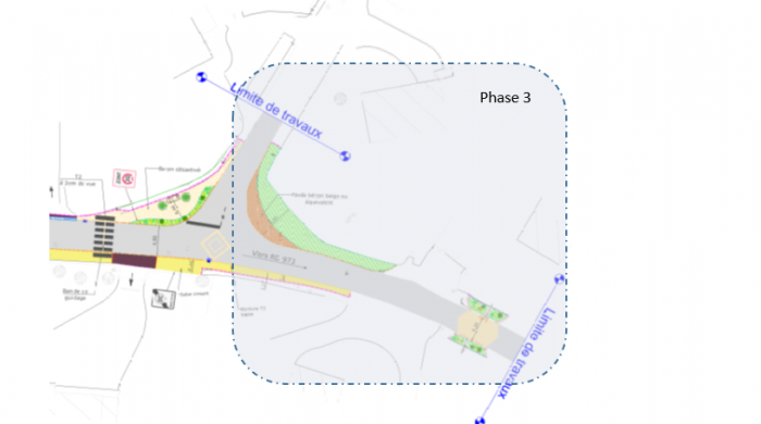 TRAVAUX  D&rsquo;AMÉNAGEMENT DU BOURG – PHASE 3