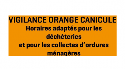 ⚠️ HORAIRES ADAPTÉ POUR LES DÉCHÈTERIES ET LES COLLECTES D&rsquo;ORDURES MÉNAGÉRES ⚠️