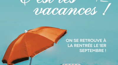 Une année qui s’achève… et les vacances qui commencent !