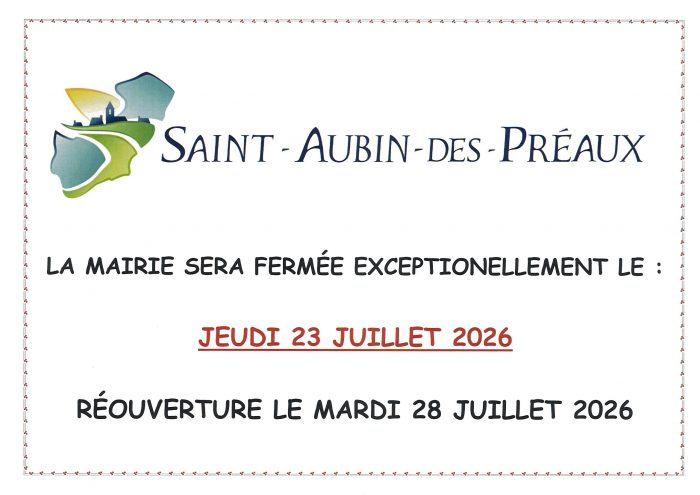 ⚠️FERMETURE EXCEPTIONNELLE !