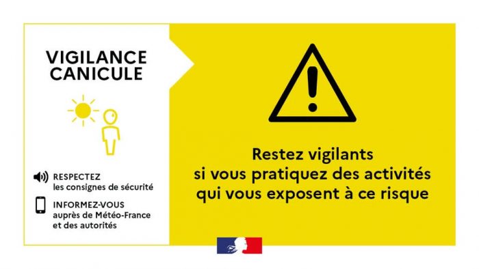 🟡 Vigilance jaune canicule dans la Manche