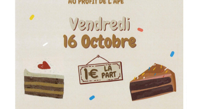 📣 VENTE DE GÂTEAUX AU PROFIT DE L’APE ! 🍰🎂